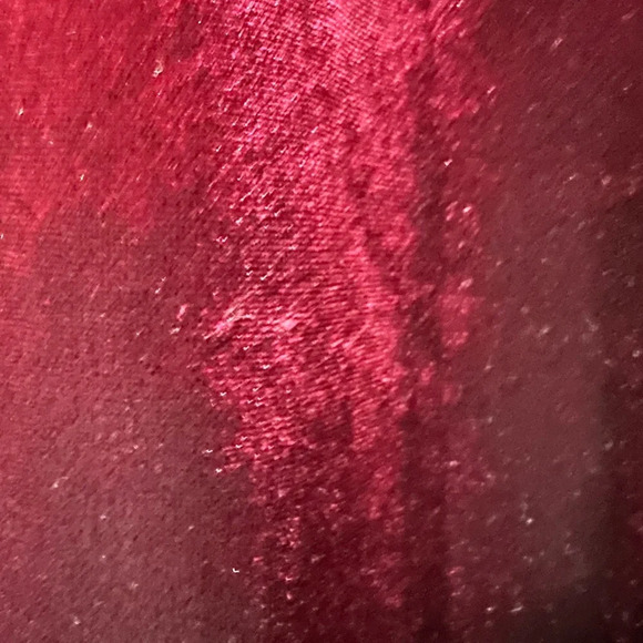 Sundance Catalog Burgundy Velvet Ruched Gray Dulcet Tones Tee Top Size M - Picture 3 of 7